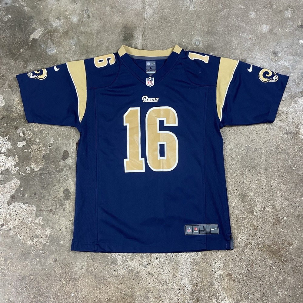 Nike Los Angeles Rams Jared Goff #16 Jersey Youth Size Large Blue NFL Football
